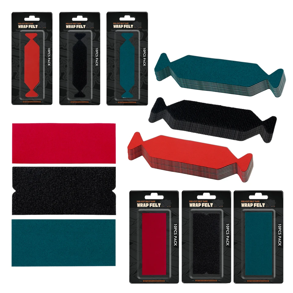 Foshio 10ks/balenie náhradné hrany vlákno Felt handrička pre plastové škrabky na okenné odtieň Vinyl Squeegee Car Wrap Buffer Nástroje