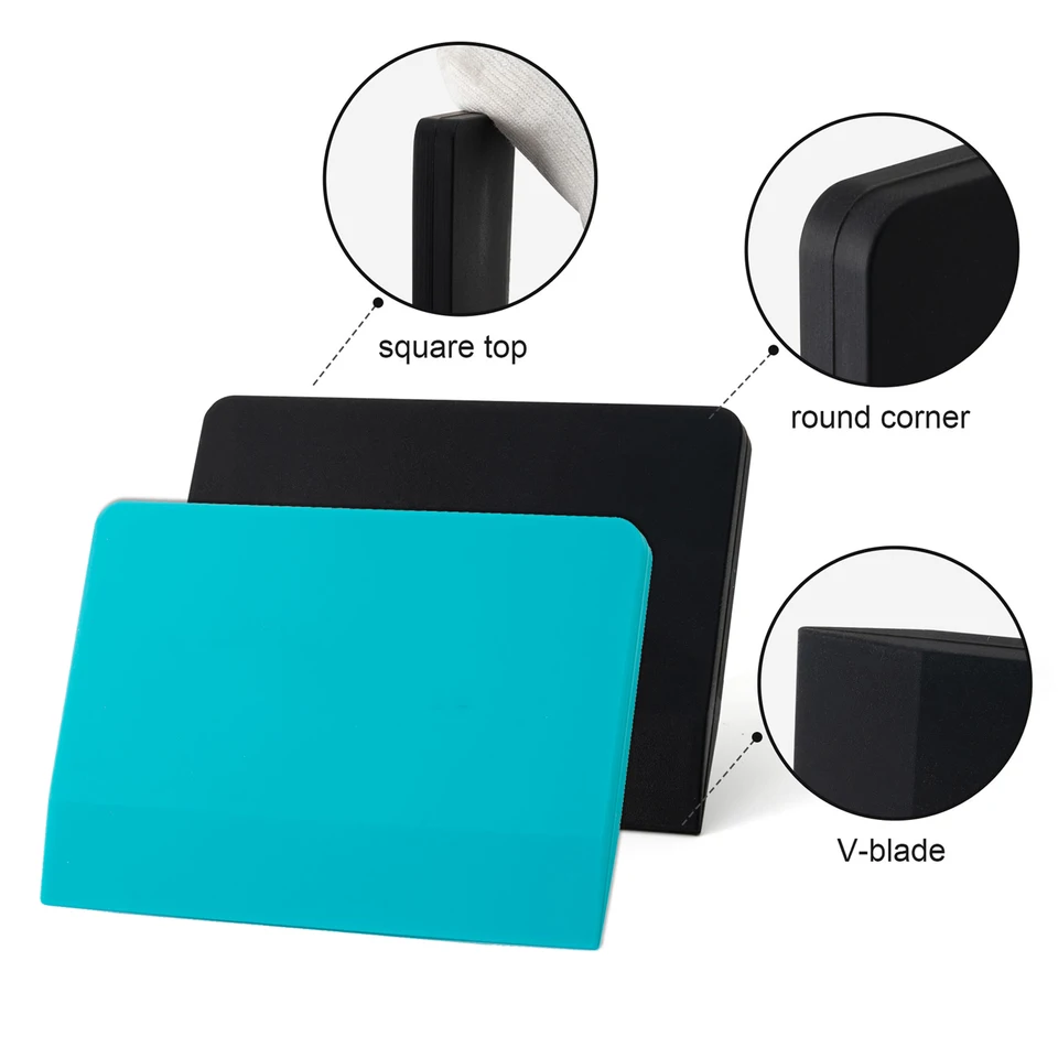 Foshio 70a/80a PPF Soft Squeegee 2ks okenné čistiace prostriedky na odstraňovač vodovodu