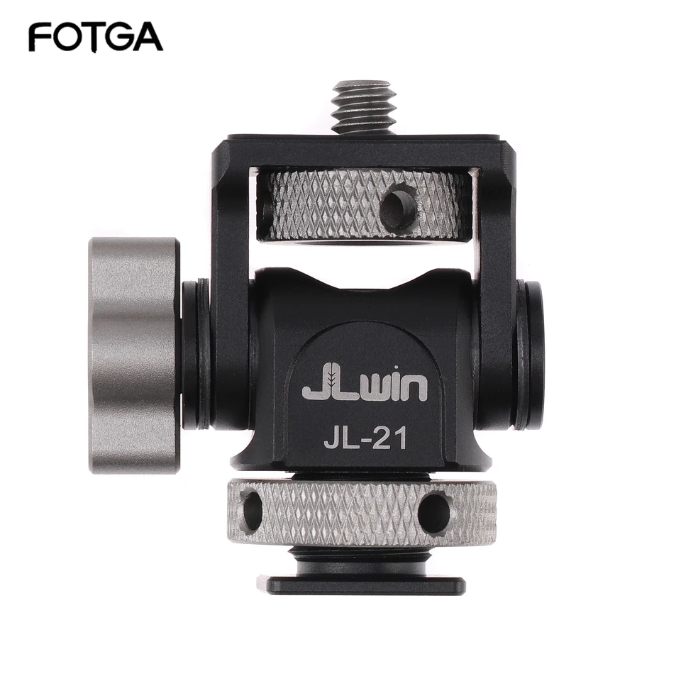 FOTGA JL-21 DSLR Monitor Camera Monitor Monitor pre Adaptér Nikon Canon Sony 360 Nastaviteľný monitorový adaptér Adaptér Photo štúdiové súpravy