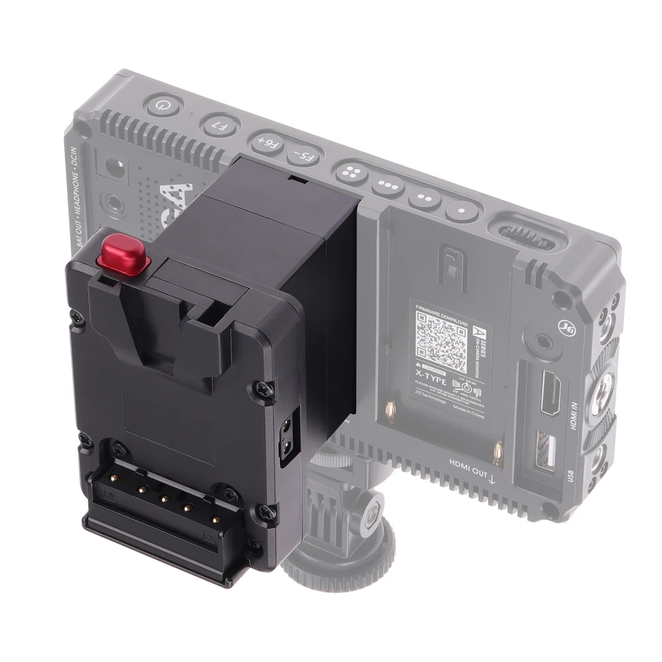 Fotga Mini Nano V-Lock Mount Plate Adapter do NP-F970 napájanie batérie pre prenos monitora z Cam E2 S6/F6 fotoaparát