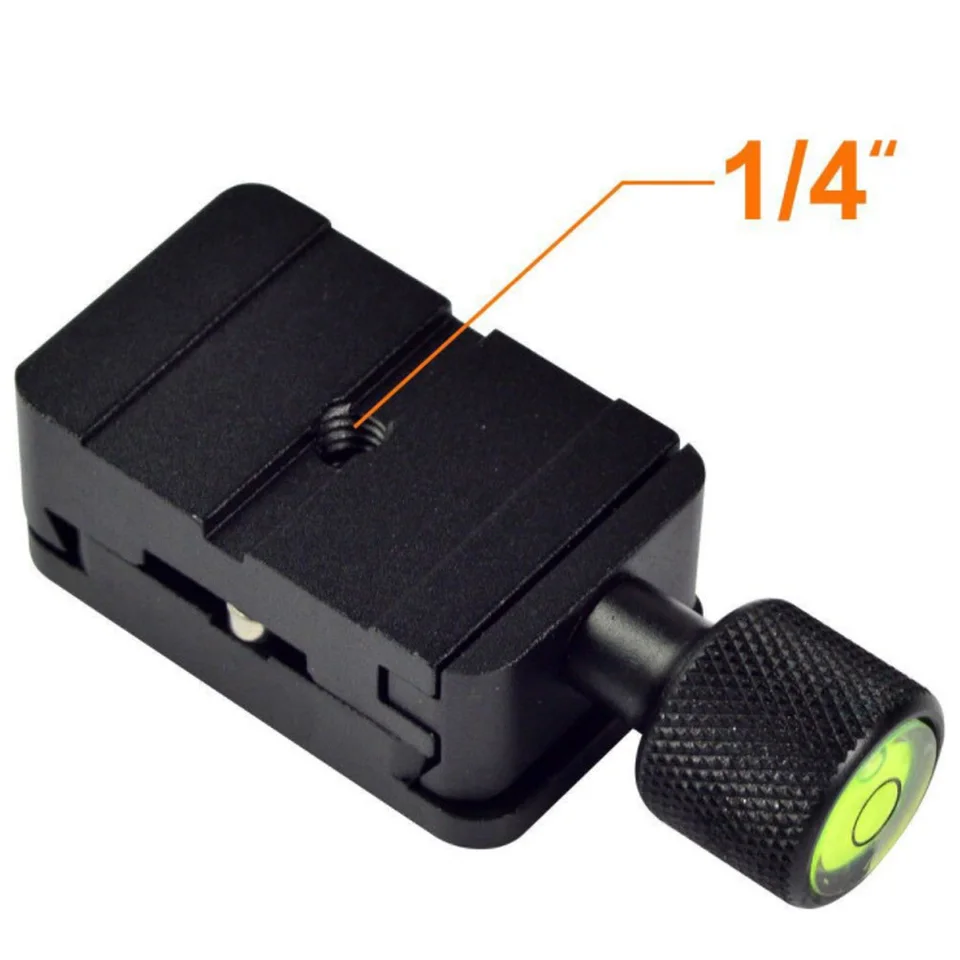 Fotoaparát 1/4 Mount Rýchle uvoľňovanie doska kamerarder statív monopod loptičku Hlava adaptér stabilizátor stabilizátora hliníka hliníka