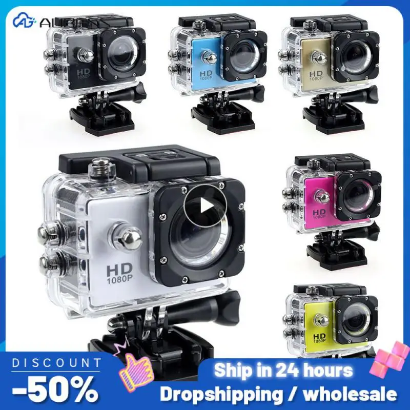 Fotoaparát plastový 30 metrov vodotesný potápanie Sport Mini DV 1080p Videokamera Videokamera Bike Helma Car Cam DVR Outdoor
