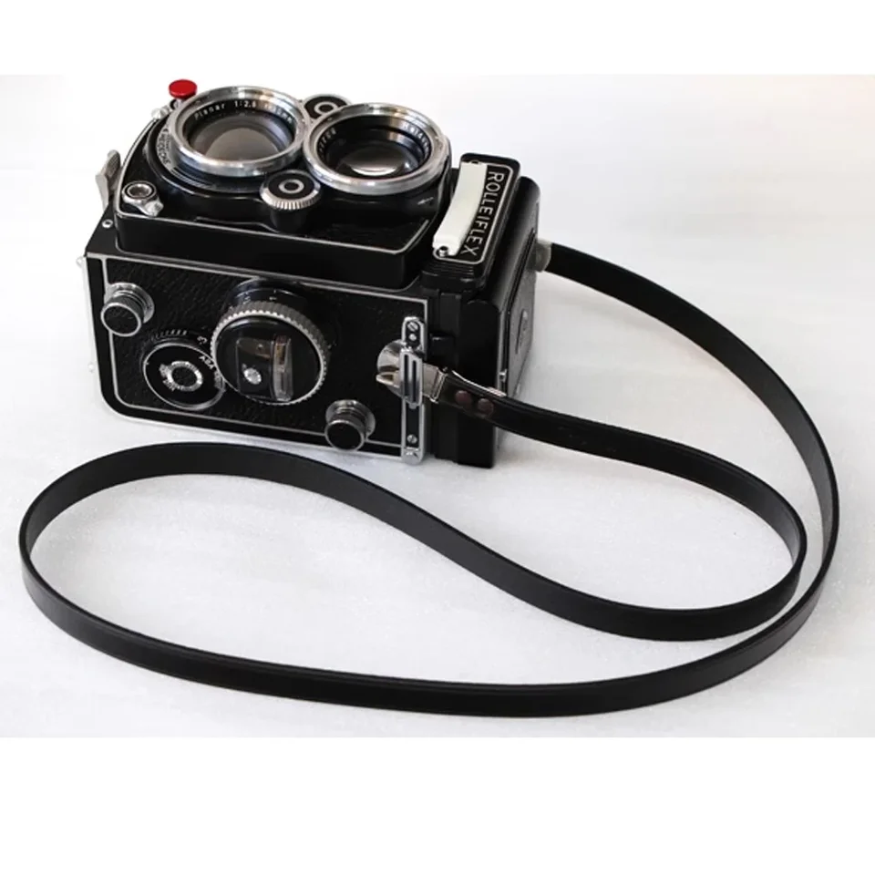 Fotoaparát prenosný popruh čisto kožená pleťová remienok Scissors Typ pracka vhodná pre rolleiflex 3,5f/2,8f