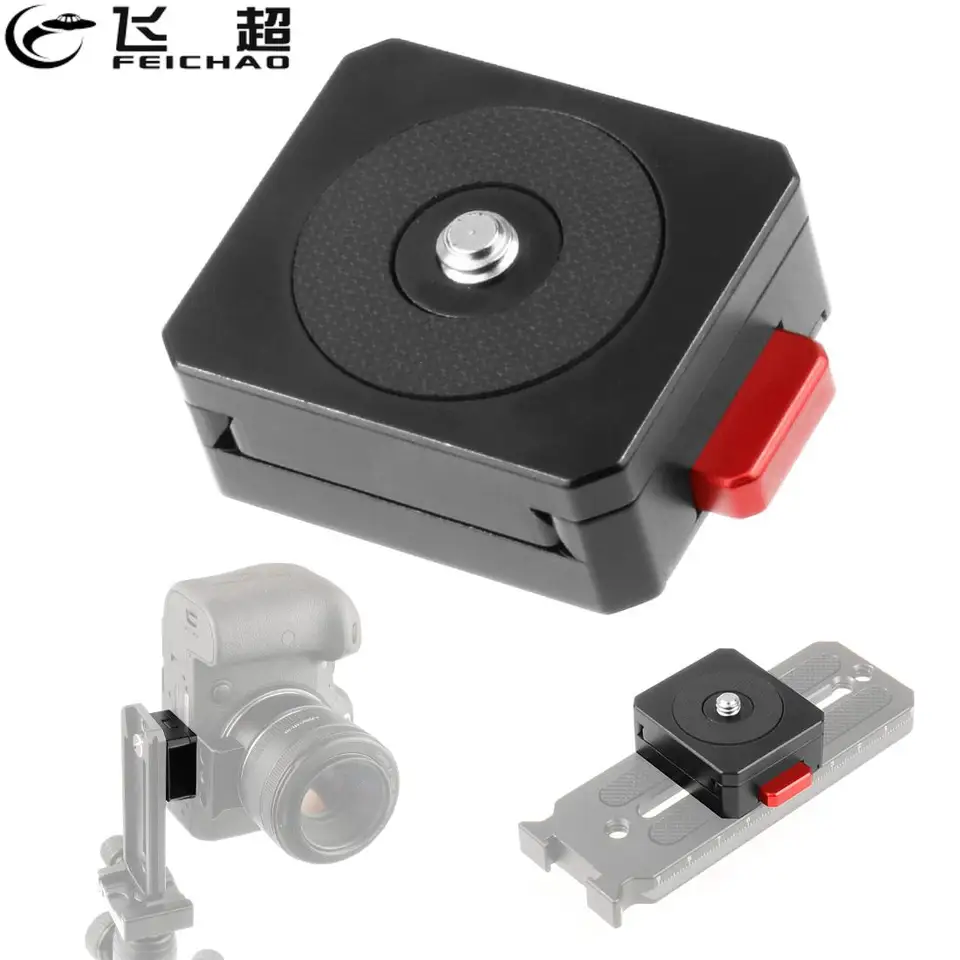 Fotoaparát rýchle uvoľnenie v MONT LOCK QR Systém 1/4 pre TRIDOD MONOD SLIDLES DSLR VIDEO GIMBAL DJI RONIN S SC Zhiyun Crane Weebill