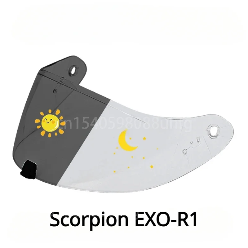 Fotochromatický priezor pre Scorpion MaxVision KDF-16-1 EXO-R1 Air Carbon Scorpion Scorpion EXO-R520 EXO-1400 Visor Shield LEN Anti-UV
