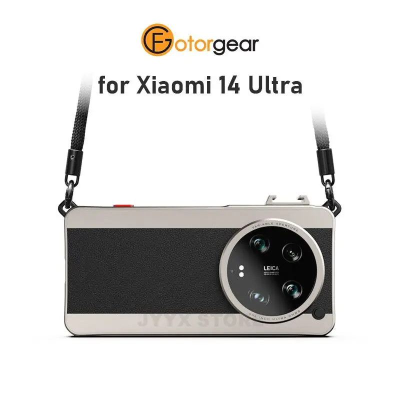 Fotogerear telefónny puzdro pre Xiaomi 14 Ultra Retro Photography puzdro so studenou obuvou