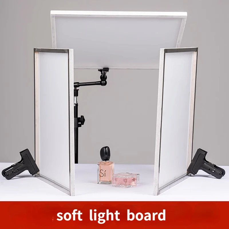 Fotografická difúzna reflektor Soft Light Modifer Board pre potravinovú kozmetiku šperky zmäkčujúca doska na fotografovanie na fotografovanie