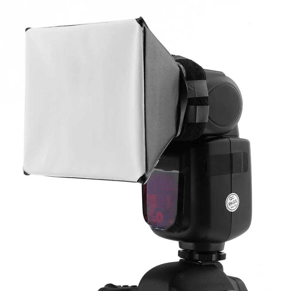 Fotografický flash difúzor softbox 125x100mm DSLR Photo difúzora Soft Light Box Složil príslušenstvo pre kánon pre Nikon