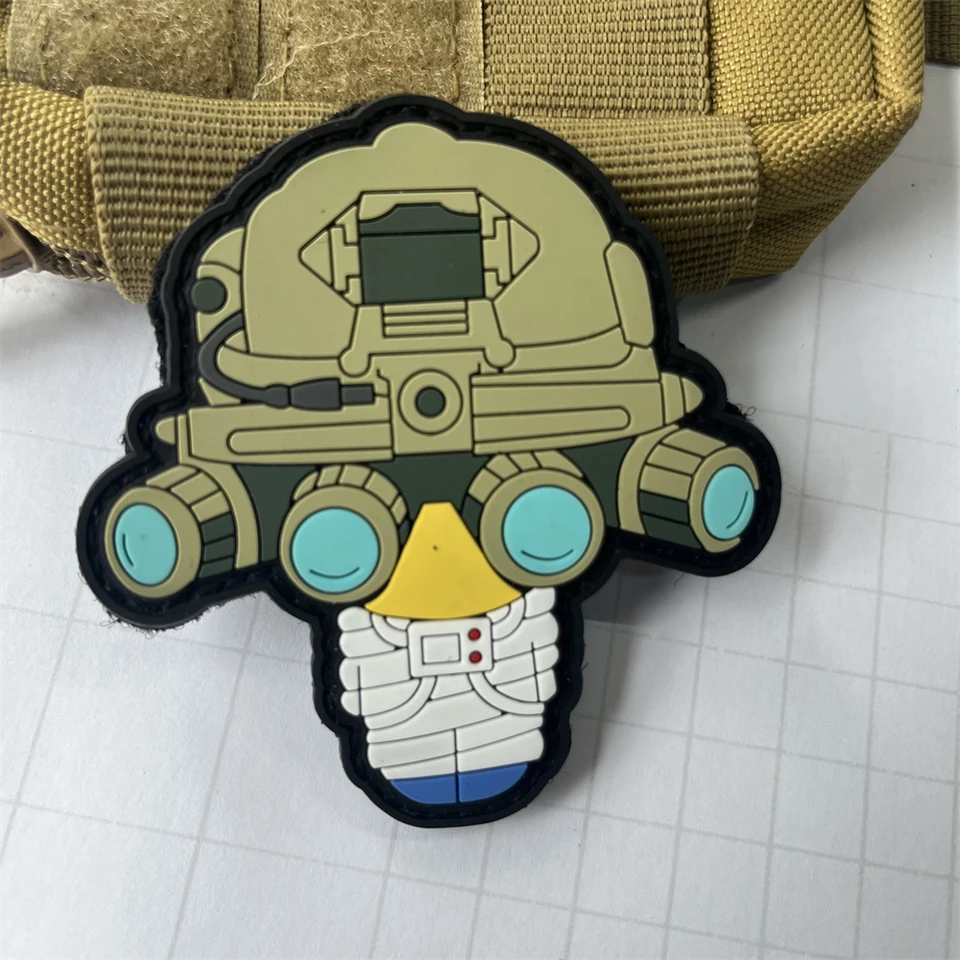 Four Eyed Night Vision Monster PVC Patches Tactical morálku odznak vonkajšieho batohu a nálepky na slučku