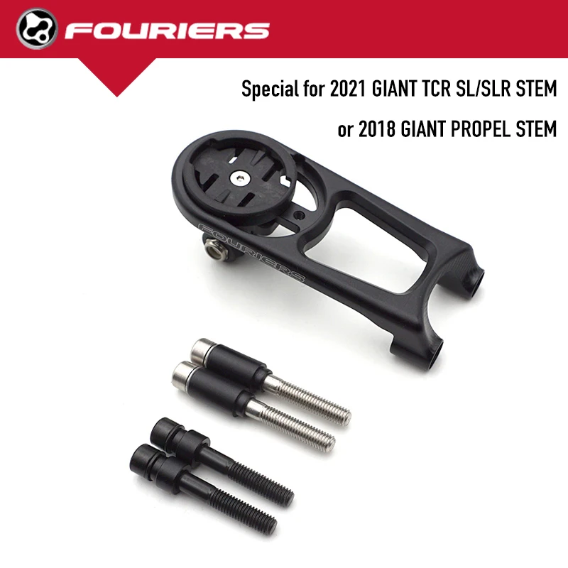Fouriers Bike Computer Mount Smel Out predný držiak GPS pre 2021 Giant TCR SL/SLR STEM kompatibilný Garmin Mio Bryton Wahoo GoPro