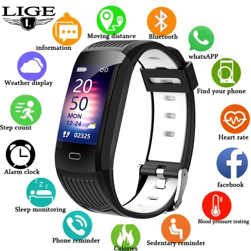 FoxBox 2024 pre všetky pripojenia smartfónov Smart Bracelet Fitness Sports Men Woman Band Parel Smartwatch Waterproof Watch Lige