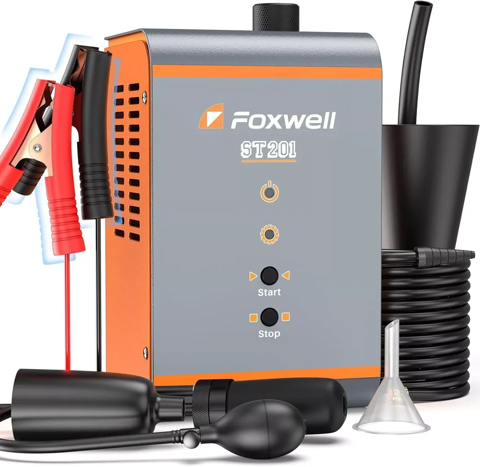 Foxwell ST201 Automobilový generátor automobilu EMAP Dym Stroj 12v