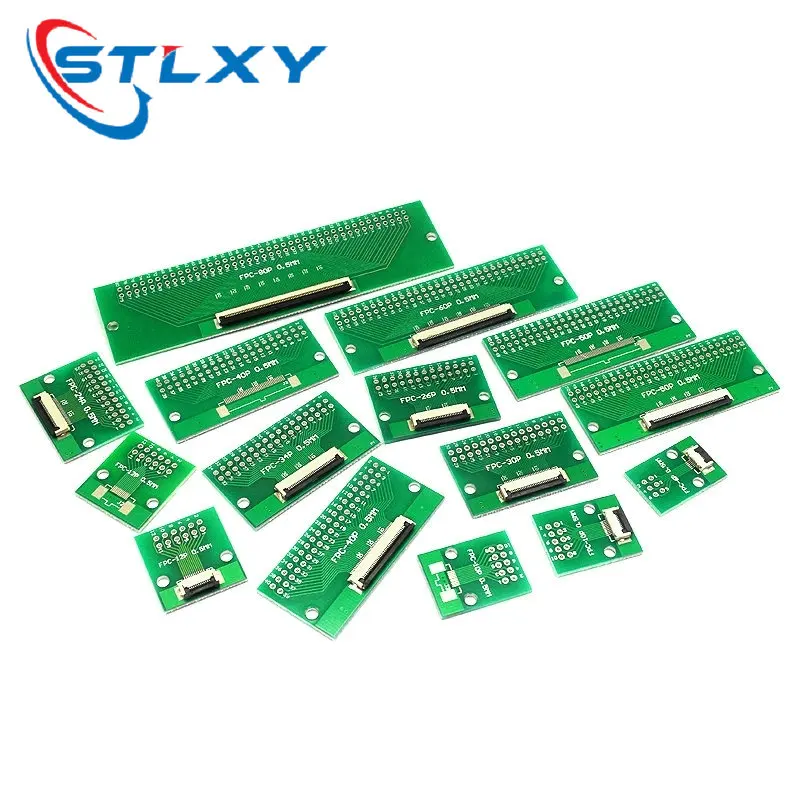 FPC/FFC Plochý prenosový doska prenosu káblov je priamo vložená DIY 0,5 mm 1 mm rozstupový konektor 6p/8p/10p/20p/30p/40p/60p/60p