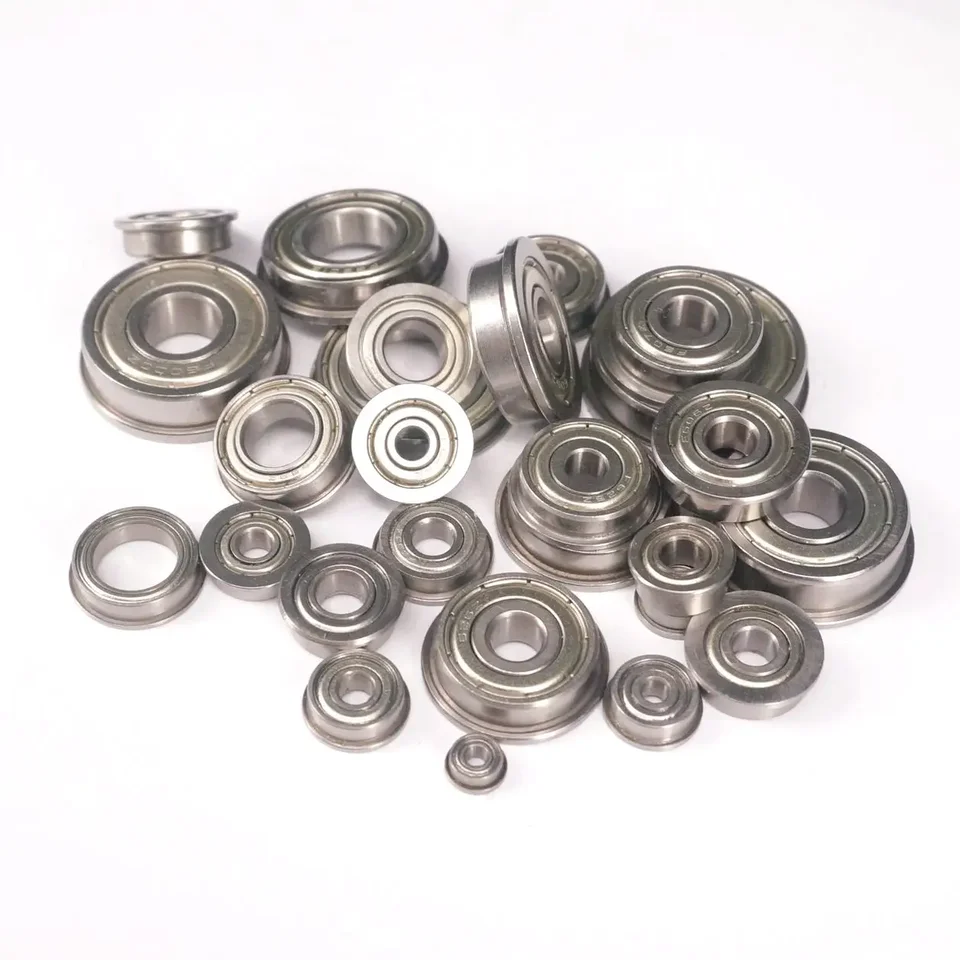 FR Series ABEC1 /ABEC 3 kovové tienené /gumové tesnenie príruba ložisko FR2 FR3 FR4 FR6 FR6 FR8 FR188 FR144 FR168 FR1810 FR2-5ZZ