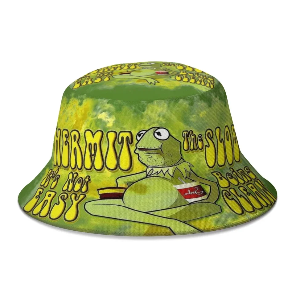 Fraggle rock pustovník Klobúk slob vedierka pre ženy študenti Skladacie rybárske klobúky Panama Cap Streetwear