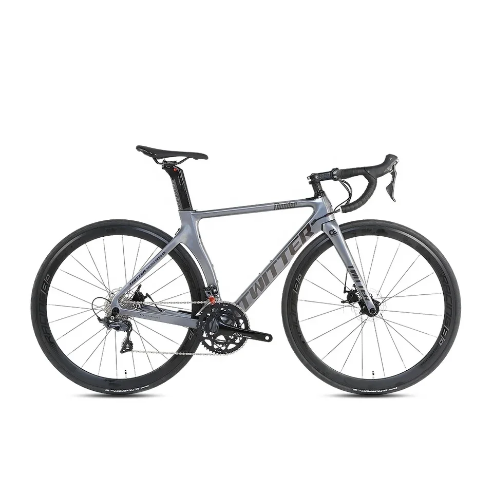 Frame Carbon Road Bike Twitter 700C 25C Cyklus Cycle Roadbike Roadbike 22 Speed ​​Bicycle pre mužov na sklade