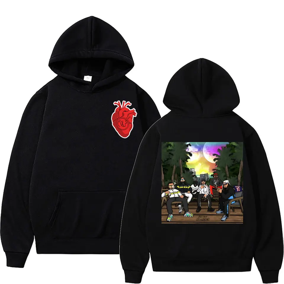 France Rapper Le Monde Chico Album PNL Print Hoodie Man Hip Hop Qlf Sweatshirt Men Women Vintage Hoodies Brand Men's Pullover