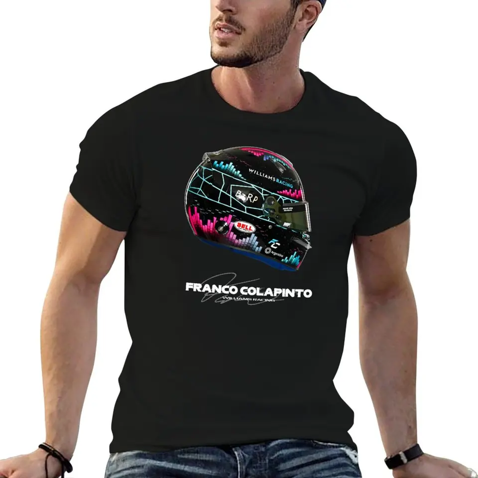 Franco Colapinto (F1 2024 Helma) Tri-Blend Tričko s krátkym rukávom TEE BLACKS