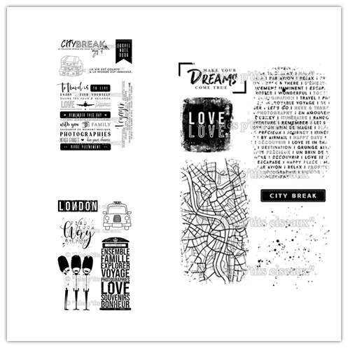 Francúzska známka Clear Stamp pre scrapbooking Transparent Silikone Gum Photo album dekor 1202