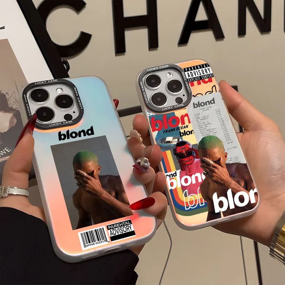 Frank Blonde Oceans Telefon Pase pre Oppo A94 A78 A74 A73 A58 A57 A55 A53 A38 A31 A17 A16 A15 4G 5G Matte Aurora Laser Gradient