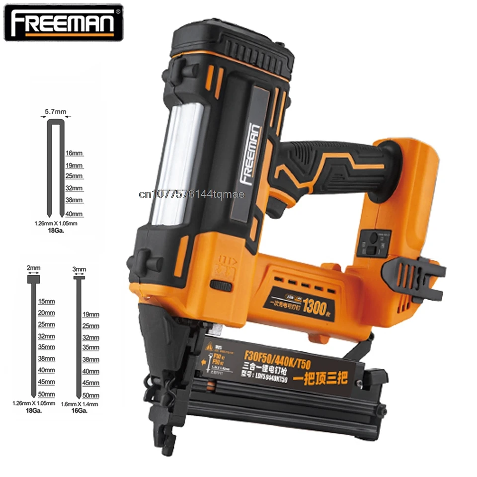 Freeman bezdrôtový adaptér 3-v-16 a 18 adaptéra na klince / zošívačky pre Bosch Milwaukee Dewalt Makita Worx Devon Flex LDF504040KT50