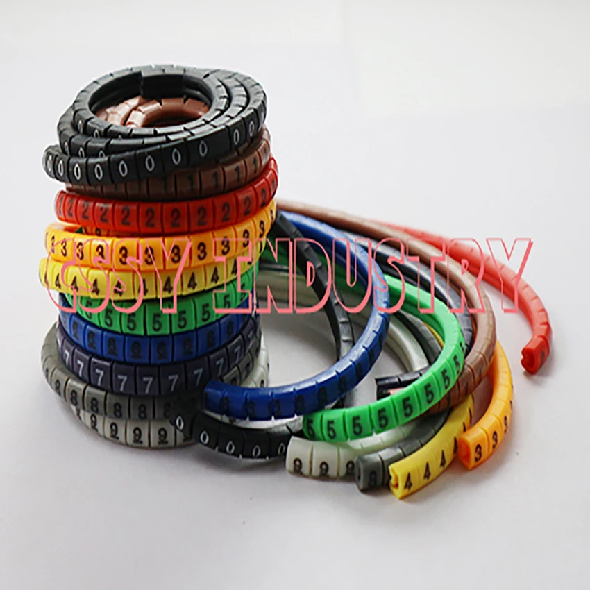 Freeshipping 0,75 1,5 2,5 4,0 6,0 10,0 mm2 biely kábel slip