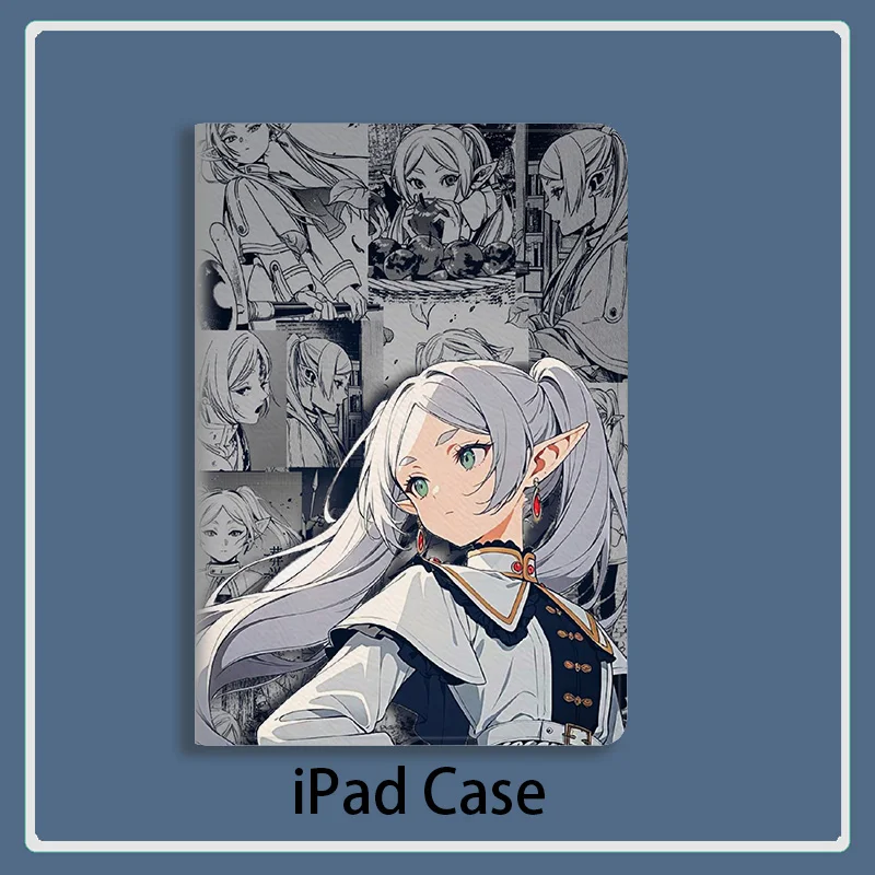 Frieren v pohrebnom prípade pre iPad 10.2 9. 10. vzduch 6 5 Mini 4 5 7 7 Case Luxury Silikone Pro 12.9 11 13 pre iPad Air 2 3 4 Case