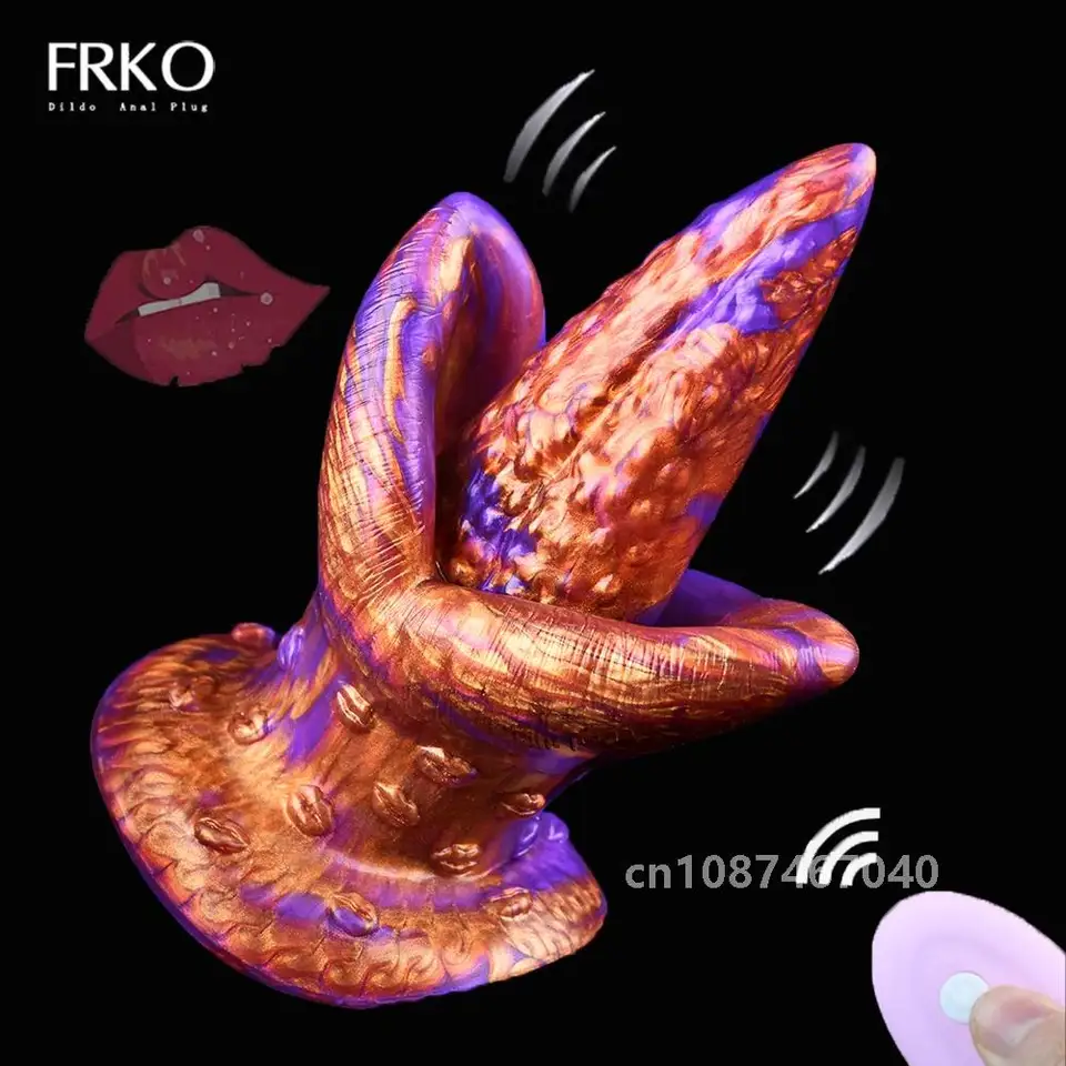 Frko mäkký silikón monštrum lízanie bezdrôtového vibrátora Clitor Pussy Stimulátor bradavky dospelý masturbator pár erotická sexuálna hračka