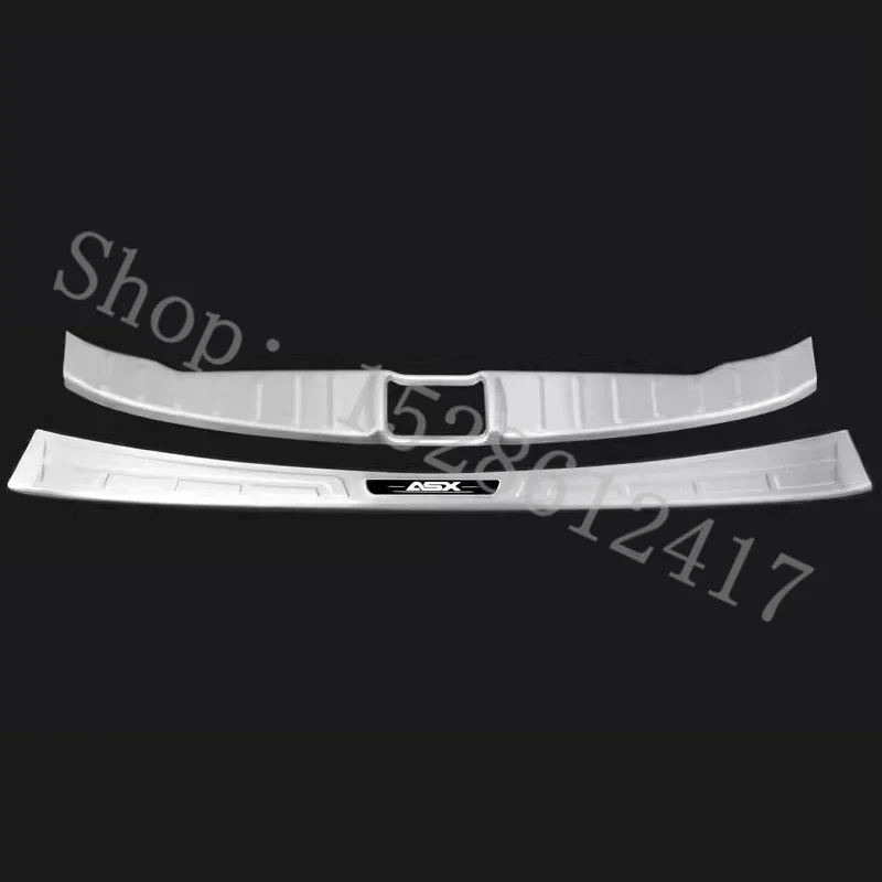 Fro Mitsubishi ASX 2020-2023 Zadný nárazník Protector Sill Trunk Tread Plate Doplnky Vitajte v pedálovom trupe prahu kmeňa