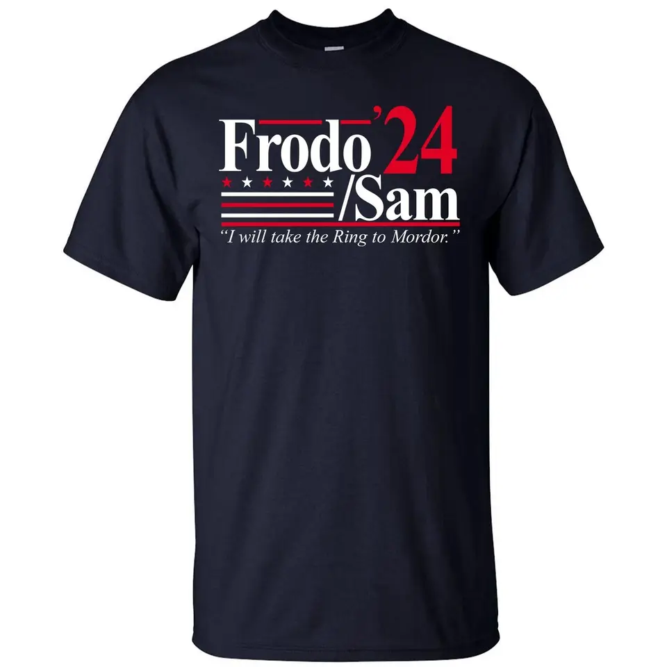 Frodo Sam 2024 vezmem prsteň do tričku Mordor Tall Tir