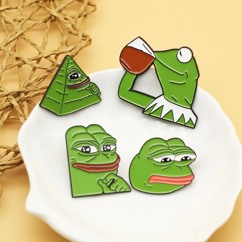 Frog Pepe Broš