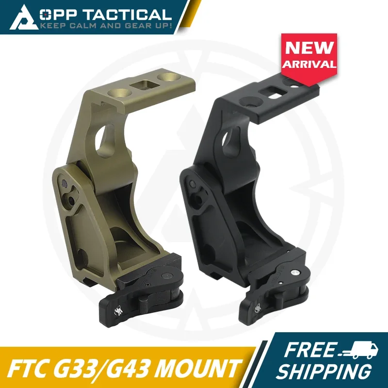FTC Mount For Eotech G33 G43 Flip-to-Center 2,26 ”séria optických držiakov, čiernych a farieb FDE