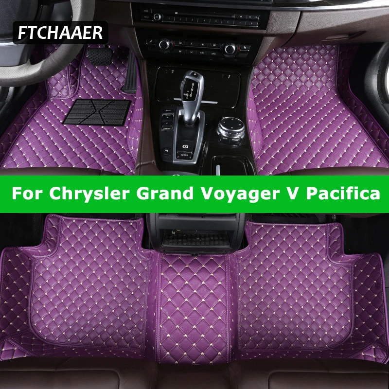 Ftchaaer vlastné podlahové podlahy pre podlahové podlahy pre Chrysler Grand Voyager Pacifica 2007-2023