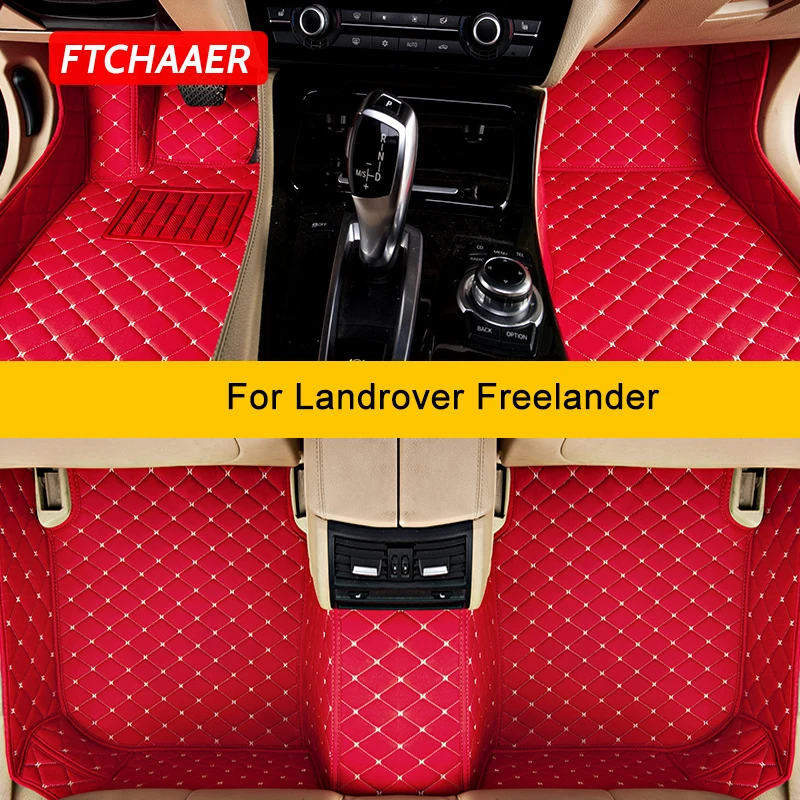 Ftchaaer vlastné podlahové rohože pre automobily pre Landrer Freelander LR2 LR1 Automatické koberce nohy Coche Accessorie