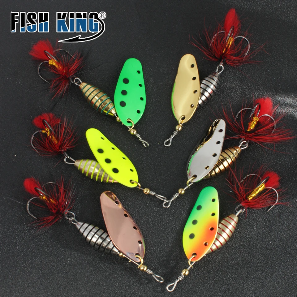 FTK 2023 NOVÝ 6G 12G 16G rybárska návnada s ostrým hákovým perom Spinner Spoon Swing Artificial Bait for Pike Artificial Fishing