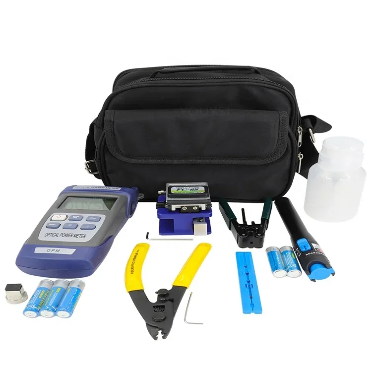FTTH ONU GPON, Vlákno Optické nástroje Fiber Optic Tool Kit Fiber Optic Tools Box