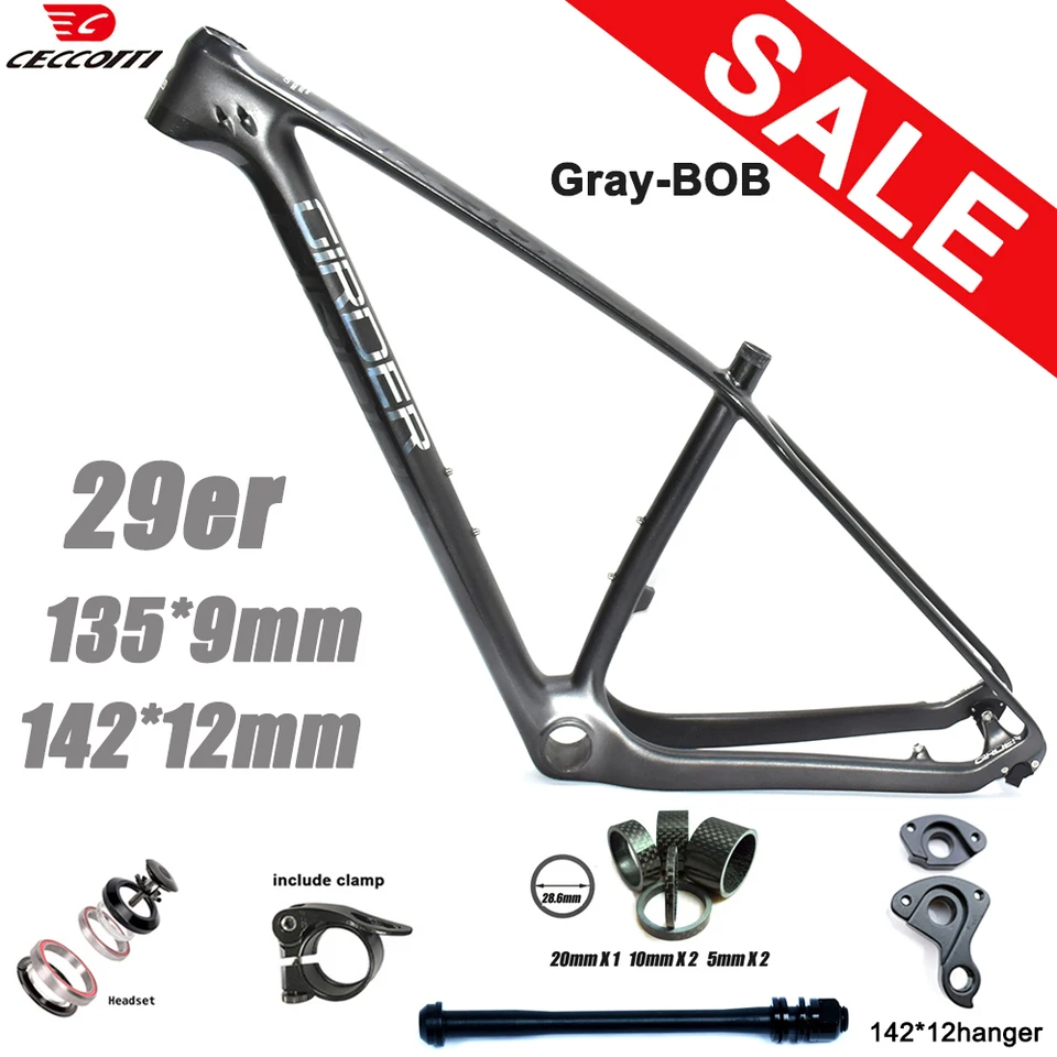 Full Carbon Mountain Bicycle Frame, MTB 29er, PF30 cyklistické príslušenstvo, 2 roky záruka