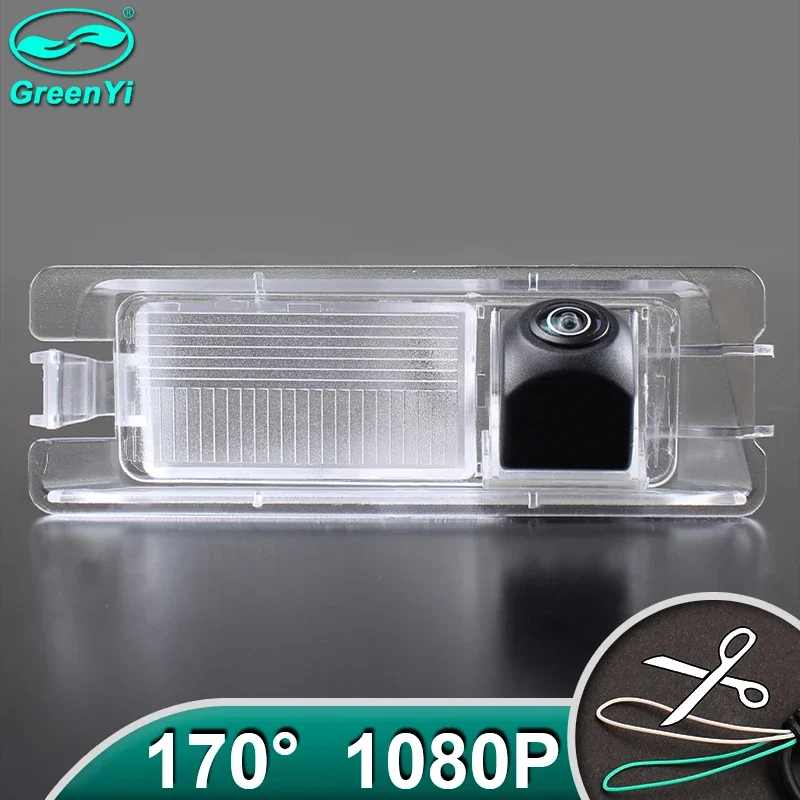 Full HD AHD 1080p Fisheye Objektív automobil Reverzný záložný záložný výhľad kamera pre vozidlo Nissan Micra March Renault Pulse Logan Sandero