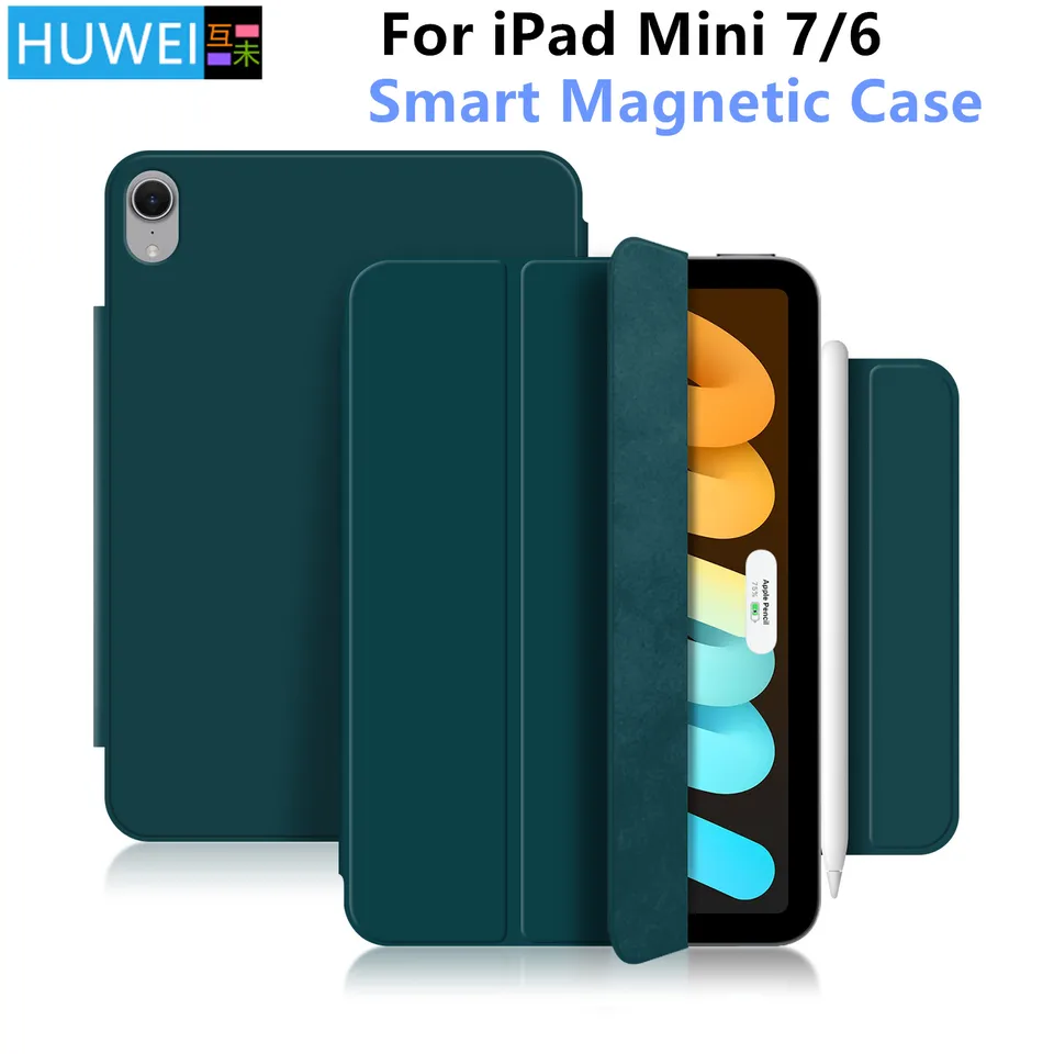 Funda pre Apple iPad Mini 7 2024 Prípad pre iPad Mini (A17 Pro) Smart Magnetic Case pre iPad Mini 7. 6. Gen Stand Case Cover Case
