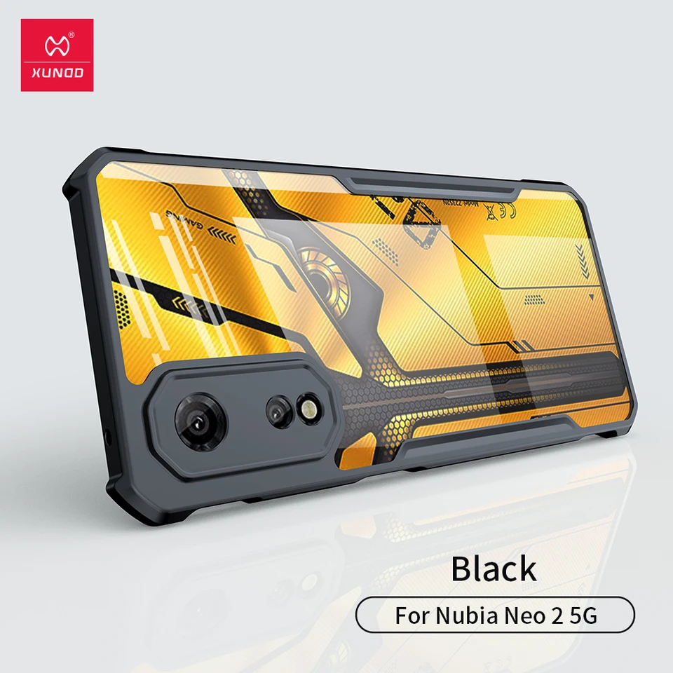 Funda pre Nubia NEO 2 5G puzdro Xundd airbags Shockproof Transparent PC+TPU Ochrana kamery pre Nubia Neo2
