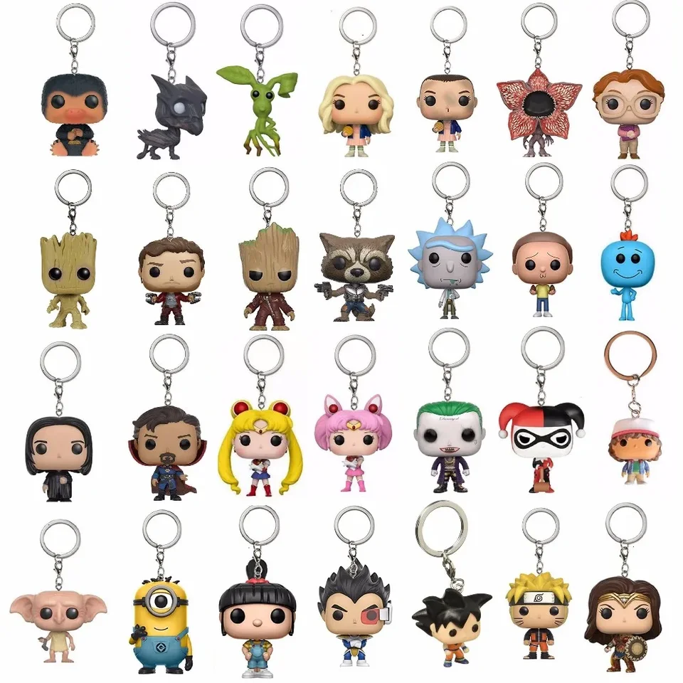 Funko Fantastické zvieratá, kde ich nájsť Niffler Pickett Thestral Keychain Toy Wonder Woman Harley-Quinn Joker Dolls