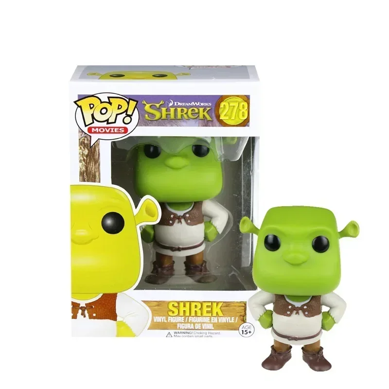 Funko Pop Disney Movies Shrek 278# 10cm Vinyl Action Toy Figures Brinquedos Collection Model Hračky pre deti darček