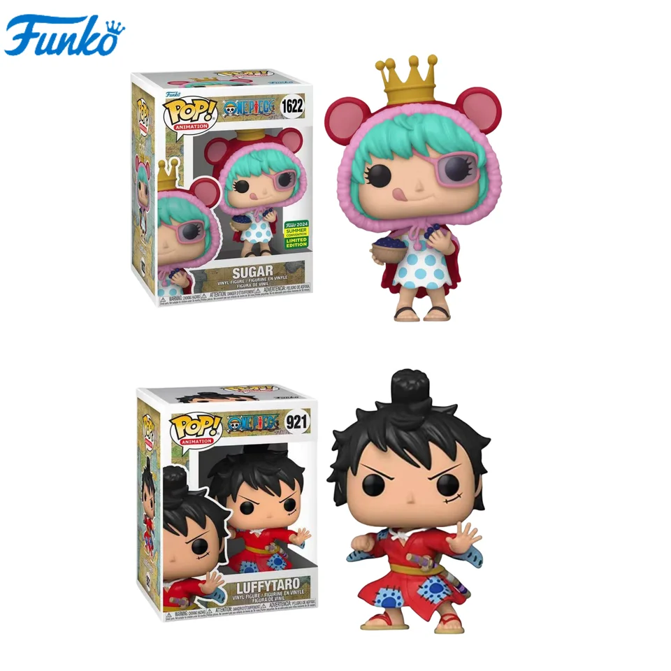 Funko Pop One Piece Series Model Kimono Luffy 921# Akčný obrázok Model Sugar 1622# Obrázok Model Model Desktop Ozdob