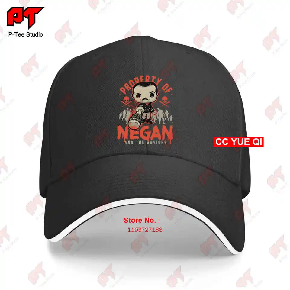 Funko pop pánske vlastníctvo Negan The Saviors Walking Dead Baseball Caps Cap 0NF6