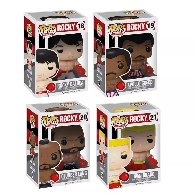Funko Pop Team Rocky Clubber Lang #20 Ivan Drago #21 Pacquiao Manny Pacquiao #37