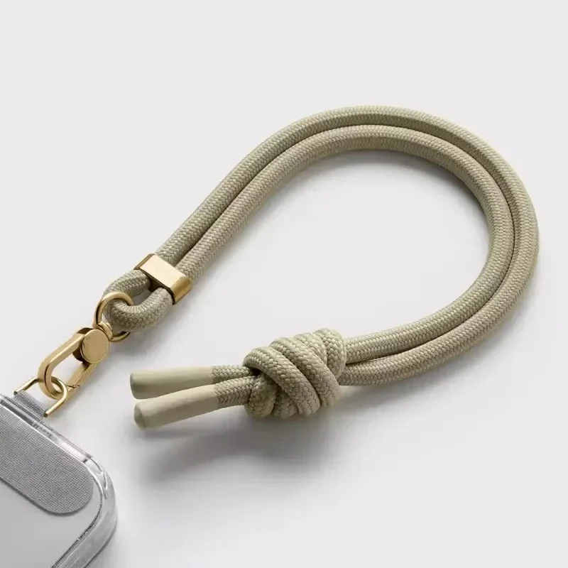 Funkčné nylonové krátke reťazce mobilných telefónnych popruhov pre iPhone Short Lanyard Náramok pre Samsung Galaxy