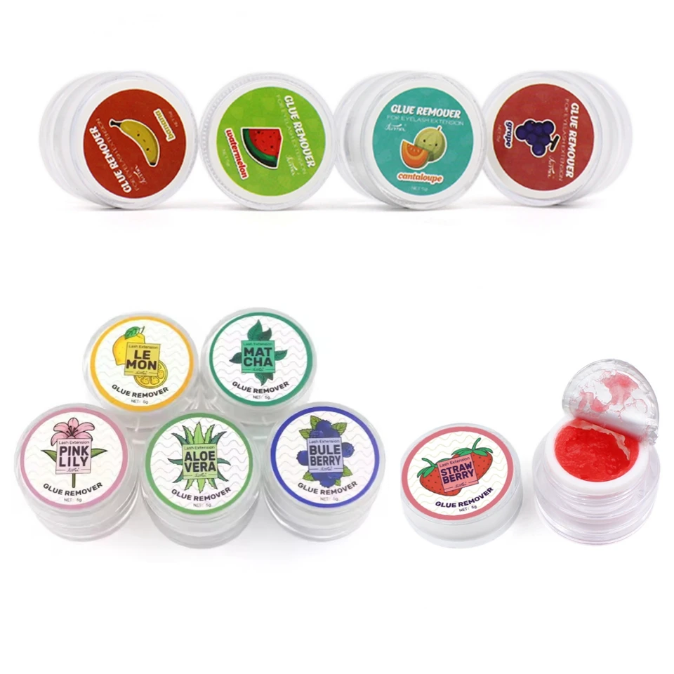 FunMix 5G Fruity Food Glue Remover pre predlžovanie mihalníkov lepidla False riasy Odstraňovanie tekutí