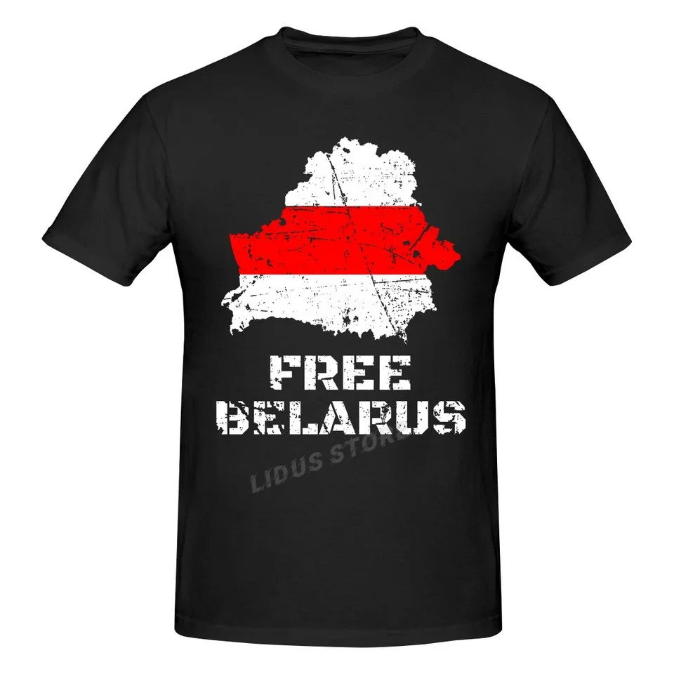 Funny Bielorus Flag zadarmo bieloruské tričká letné grafické bavlnené streetwear s krátkym rukávom narodeninové darčeky Tričko Pánske oblečenie