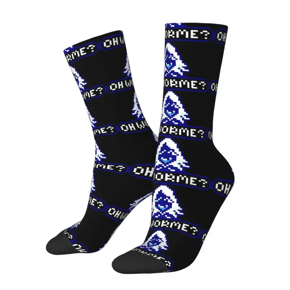Funny Crazy Sock For Men Rouxls Kaard Oh Worme Hip Hop Vintage Game Deltarune Kris Susie Ralsei Game Happy Pattern Tlačte