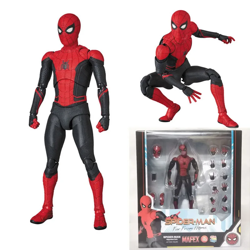 [Funny] Disney Avengers Super Hero Spider-Man ďaleko od domácej akčnej figúrky hračky Zbierka sochy